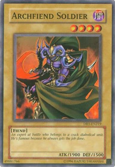 Archfiend Soldier Dark Revelation Volume 1 Yu-Gi-Oh! card