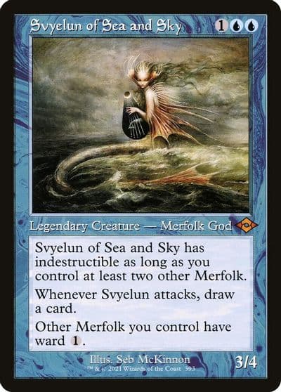 Svyelun of Sea and Sky Retro Frame Modern Horizons 2 Magic card