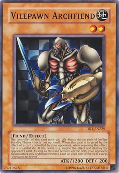 Vilepawn Archfiend Dark Revelation Volume 1 Yu-Gi-Oh! card