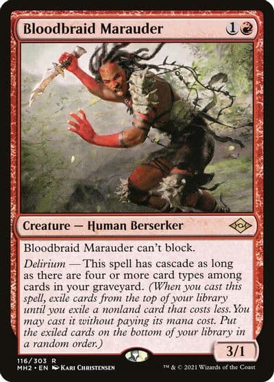 Bloodbraid Marauder Modern Horizons 2 Magic card
