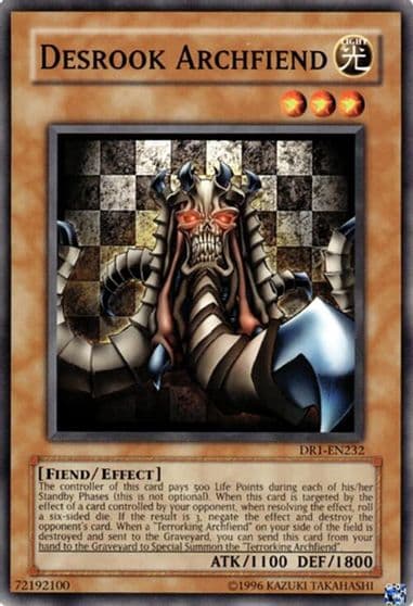 Desrook Archfiend Dark Revelation Volume 1 Yu-Gi-Oh! card