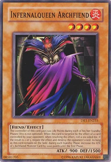 Infernalqueen Archfiend Dark Revelation Volume 1 Yu-Gi-Oh! card