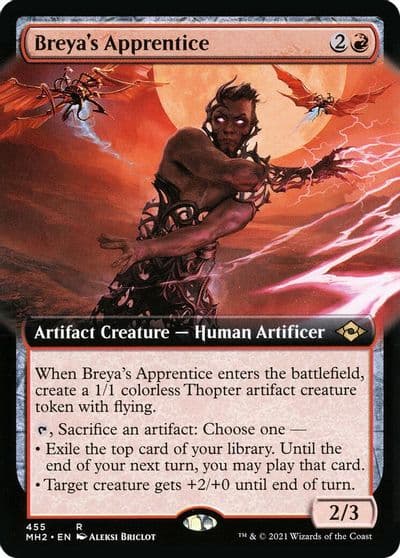 Breyas Apprentice Extended Art Modern Horizons 2 Magic card