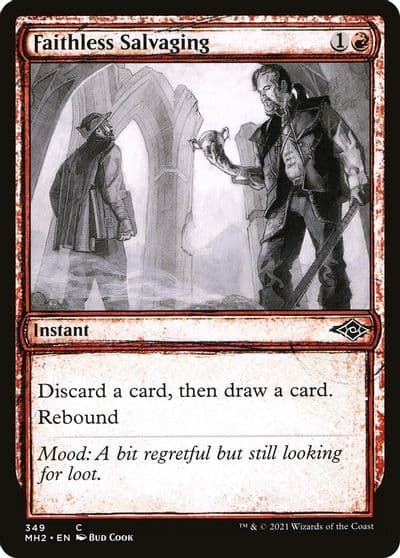 Faithless Salvaging Showcase Modern Horizons 2 Magic card
