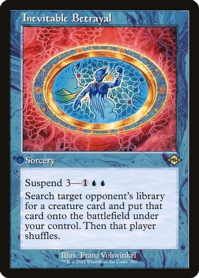Inevitable Betrayal Retro Frame Modern Horizons 2 Magic card