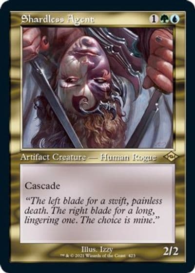 Shardless Agent Retro Frame Foil Etched Modern Horizons 2 Magic card