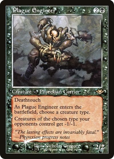 Plague Engineer Retro Frame Modern Horizons Magic card