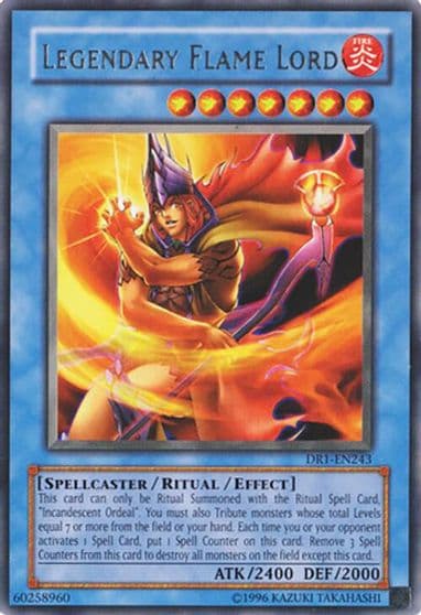 Legendary Flame Lord Dark Revelation Volume 1 Yu-Gi-Oh! card