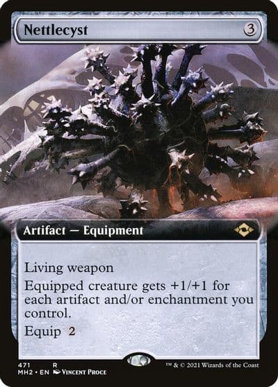 Nettlecyst Extended Art Modern Horizons 2 Magic card