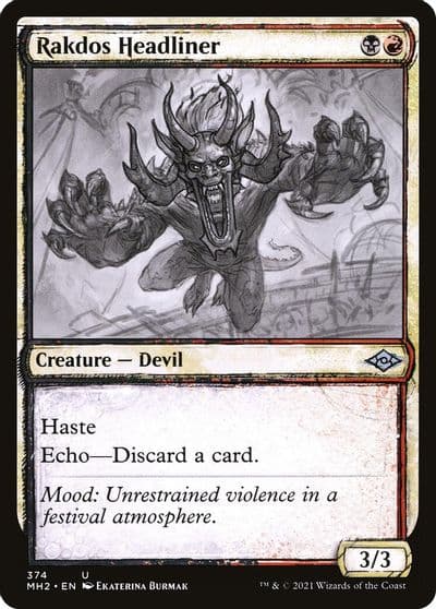 Rakdos Headliner Showcase Modern Horizons 2 Magic card