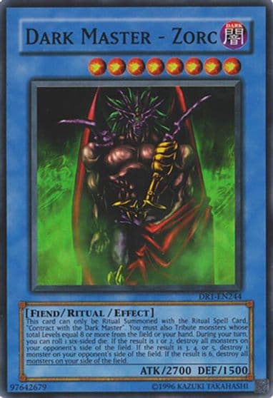 Dark Master Zorc Dark Revelation Volume 1 Yu-Gi-Oh! card