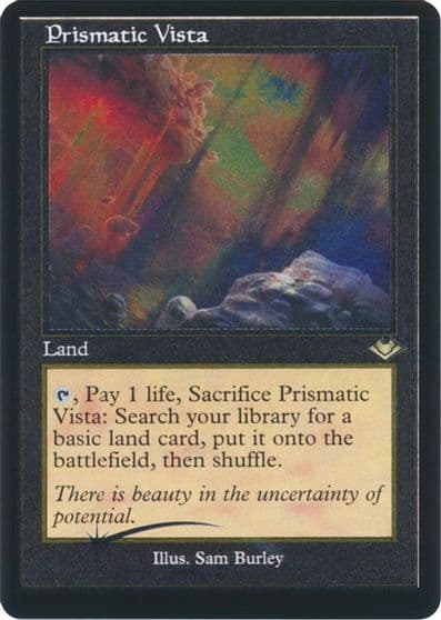 Prismatic Vista Retro Frame Foil Etched Modern Horizons Magic card