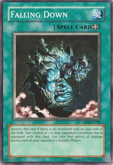Falling Down Dark Revelation Volume 1 Yu-Gi-Oh! card