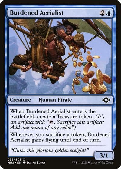 Burdened Aerialist Modern Horizons 2 Magic card