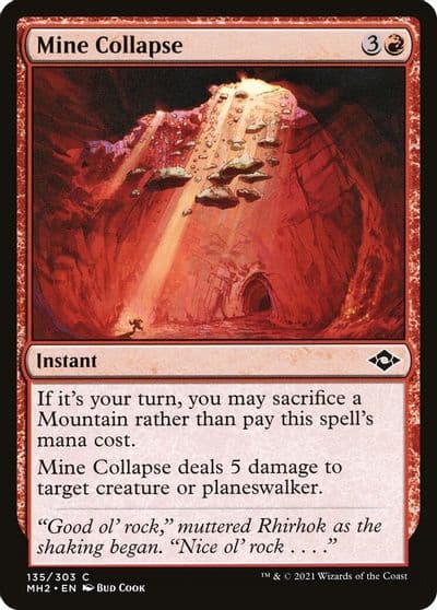 Mine Collapse Modern Horizons 2 Magic card