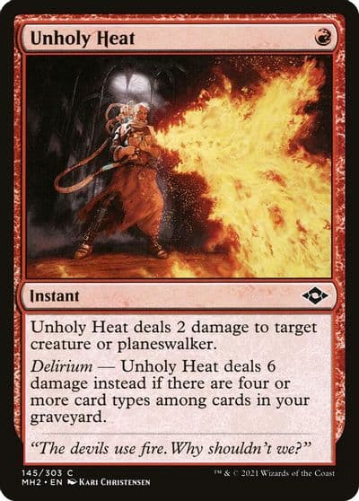 Unholy Heat Modern Horizons 2 Magic card