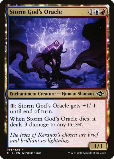 Storm Gods Oracle Modern Horizons 2 Magic card