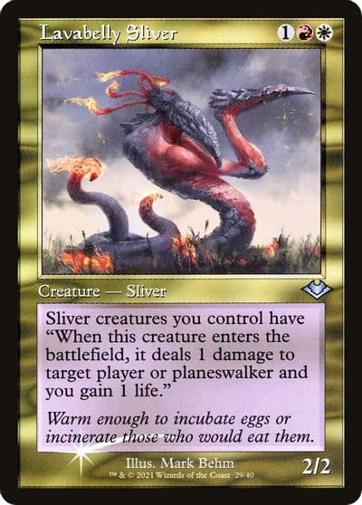 Lavabelly Sliver Retro Frame Modern Horizons Magic card