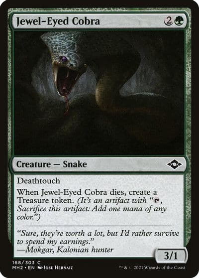 Jewel Eyed Cobra Modern Horizons 2 Magic card