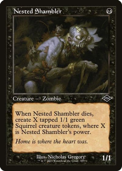 Nested Shambler Retro Frame Modern Horizons 2 Magic card