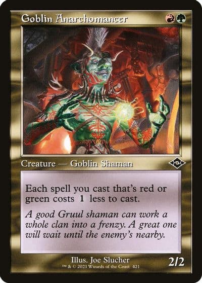 Goblin Anarchomancer Retro Frame Modern Horizons 2 Magic card