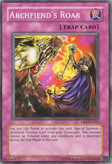 Archfiends Roar Dark Revelation Volume 1 Yu-Gi-Oh! card