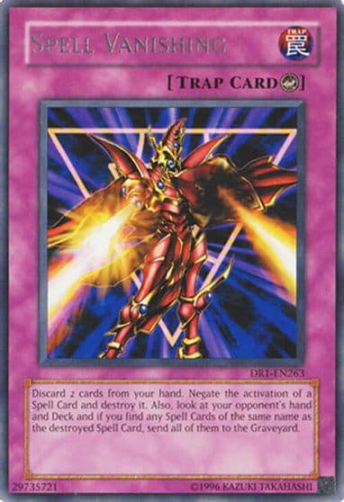 Spell Vanishing Dark Revelation Volume 1 Yu-Gi-Oh! card