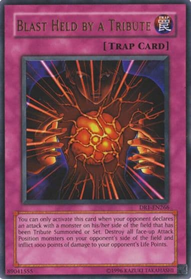 Blast Held by a Tribute Dark Revelation Volume 1 Yu-Gi-Oh! card