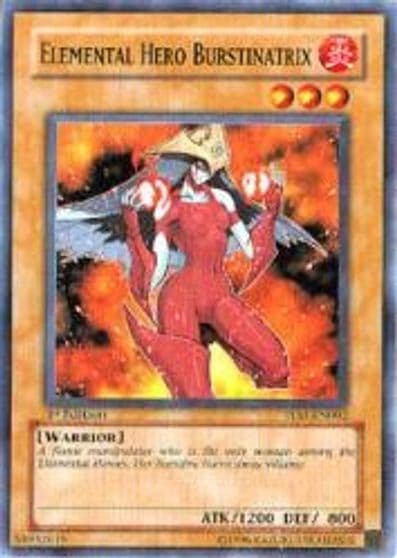 Elemental Hero Burstinatrix The Lost Millennium Yu-Gi-Oh! card