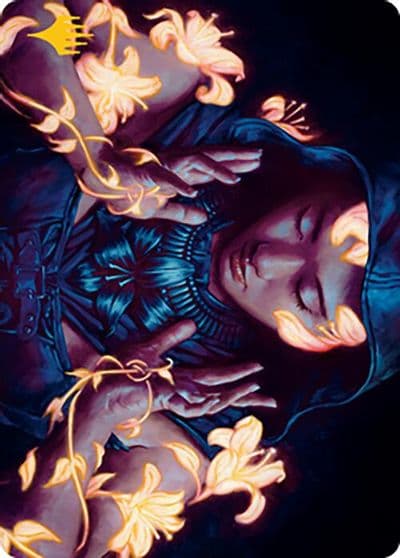 Blossoming Calm Art Card Gold Stamped Art Series: Modern Horizons 2 Magic card