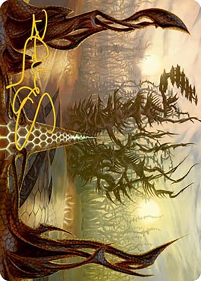 Thornglint Bridge Art Card Gold Stamped Signature Art Series: Modern Horizons 2 Magic card
