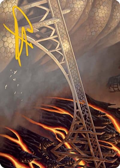 Rustvale Bridge Art Card Gold Stamped Signature Art Series: Modern Horizons 2 Magic card
