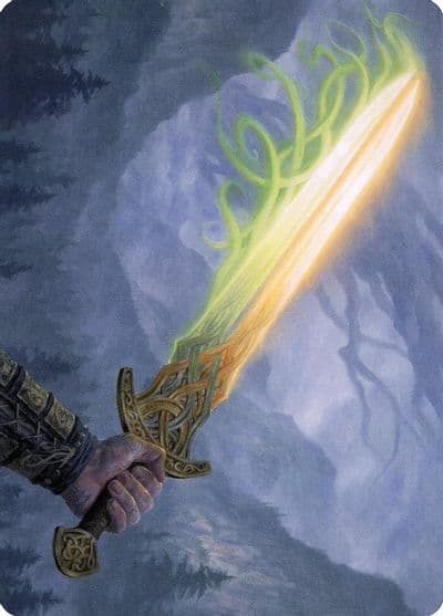 Sword of Hearth and Home Art Card Art Series: Modern Horizons 2 Magic card