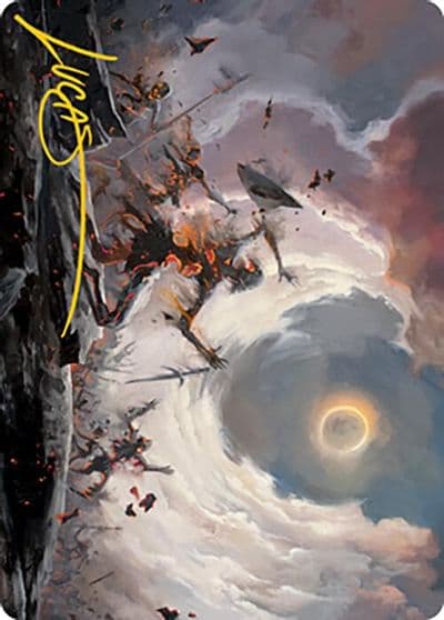 Damn Art Card Gold Stamped Signature Art Series: Modern Horizons 2 Magic card