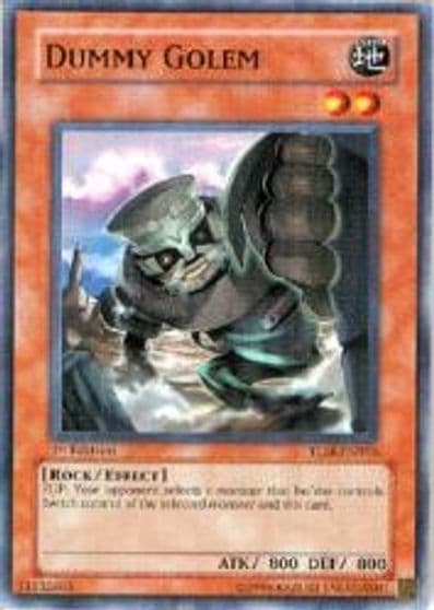 Dummy Golem The Lost Millennium Yu-Gi-Oh! card