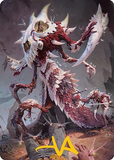 Grist the Hunger Tide Art Card 56 81 Gold Stamped Signature Art Series: Modern Horizons 2 Magic card