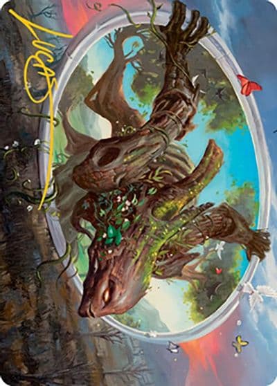 Gaeas Will Art Card Gold Stamped Signature Art Series: Modern Horizons 2 Magic card