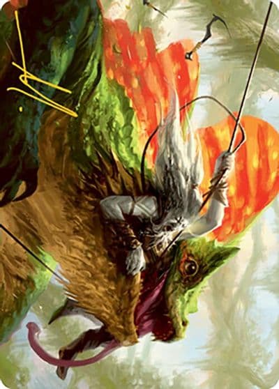 Captured by Lagacs Art Card Gold Stamped Signature Art Series: Modern Horizons 2 Magic card