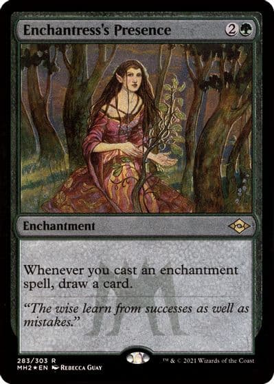 Enchantresss Presence Foil Etched Modern Horizons 2 Magic card