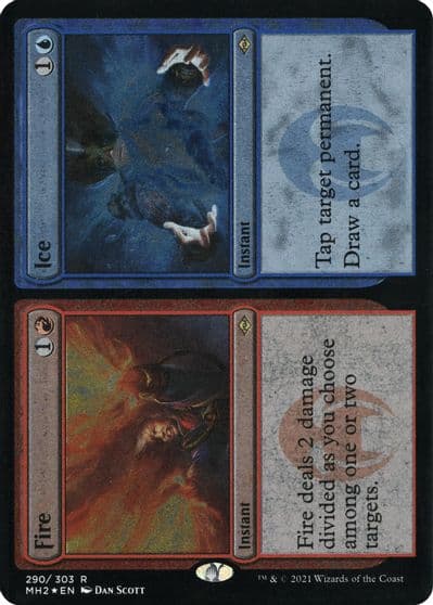 Fire Ice Foil Etched Modern Horizons 2 Magic card