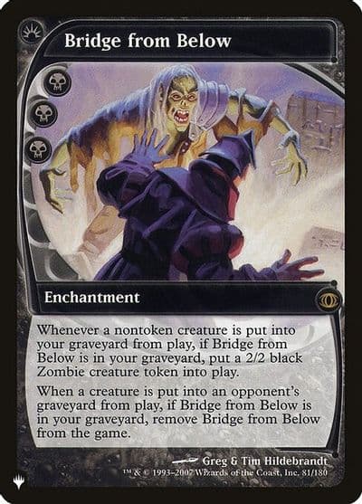 Bridge from Below The List Reprints Magic card