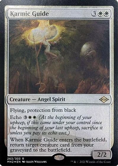 Karmic Guide Foil Etched Modern Horizons 2 Magic card