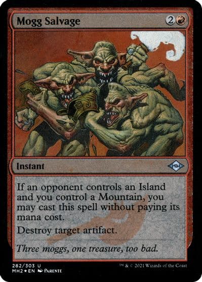 Mogg Salvage Foil Etched Modern Horizons 2 Magic card