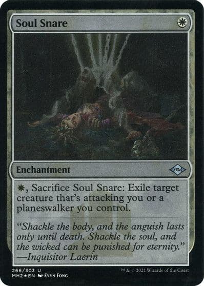 Soul Snare Foil Etched Modern Horizons 2 Magic card