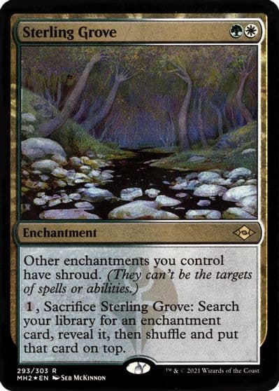 Sterling Grove Foil Etched Modern Horizons 2 Magic card