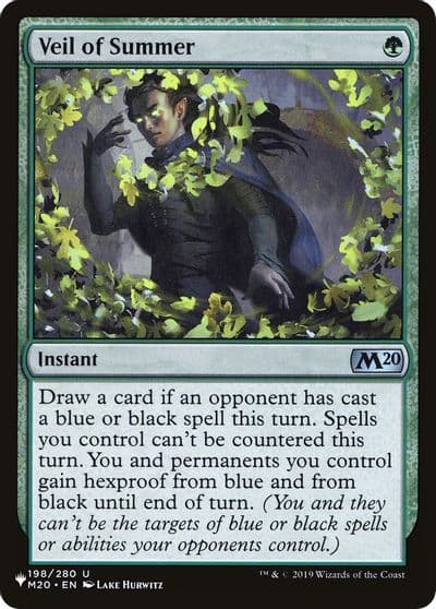 Veil of Summer The List Reprints Magic card