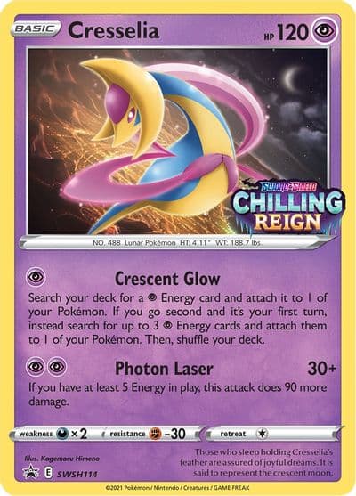 Cresselia - SWSH114 (Prerelease) SWSH: Sword & Shield Promo Cards Pokemon card