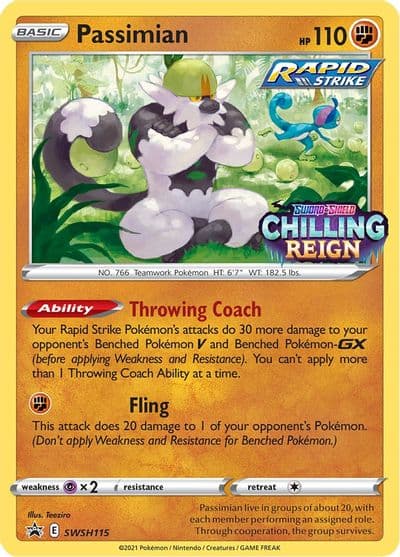 Passimian - SWSH115 (Prerelease) SWSH: Sword & Shield Promo Cards Pokemon card