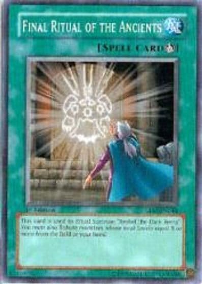 Final Ritual of the Ancients The Lost Millennium Yu-Gi-Oh! card