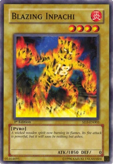 Blazing Inpachi Structure Deck: Blaze of Destruction Yu-Gi-Oh! card